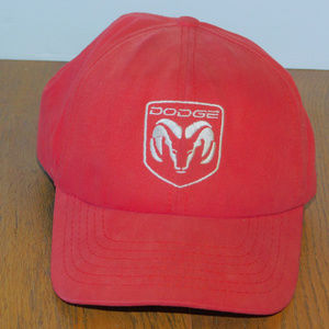 Vintage 90s Dodge Ram Red Snapback Hat Ball Cap